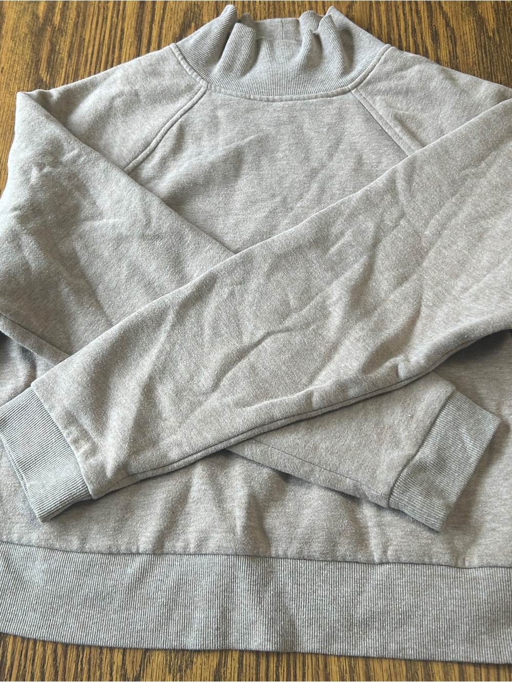a new day Light Gray Turtleneck Sweatshirt